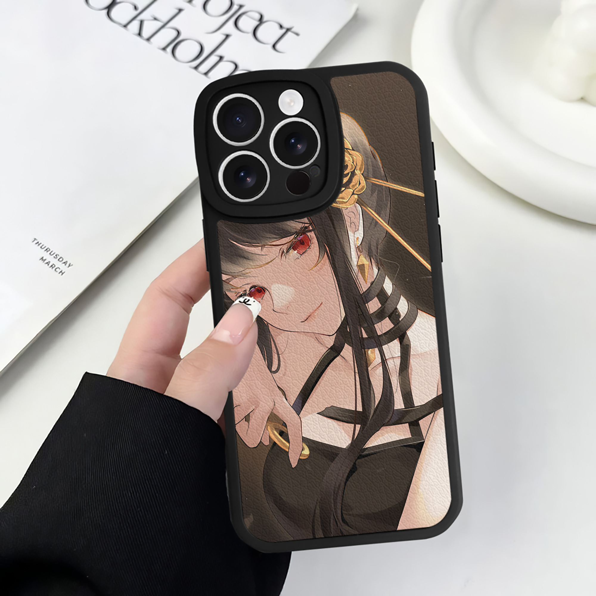 （画像用） SPY×FAMILY间谍家家酒 【iPhone 16シリーズ対応】シリコンスマホケース（レザー調） 材質：シリコン